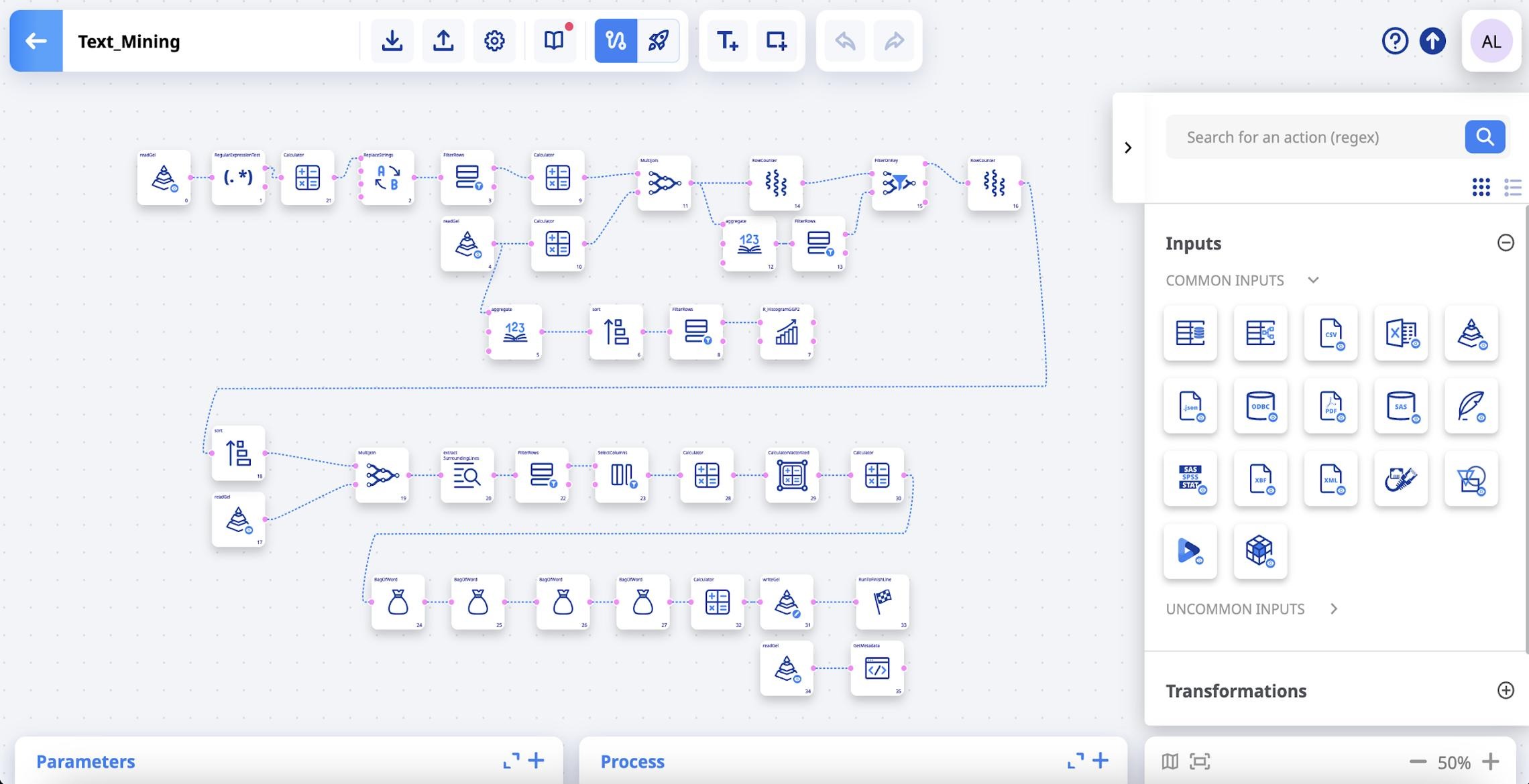 Aleria Sources ETL Pipeline Interface